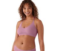 True & Co Women's True Body Triangle Lace Racerback Bra, Opaque, Dusky Orchid, (X-Large) 38-40A/D