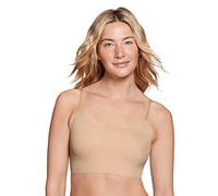 True & Co Women's True Everybody Adjustable Strap Scoop Neck Bra, Opaque, Bare, S
