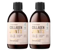True Collagen Joints | 10,000mg Hydrolysed Collagen Liquid Supplement - 2x500ml, 40 Days | Type I, II, III, Glucosamine, MSM, Turmeric & Chondroitin for Healthy Joints, Hair, Skin & Nails | Sugar-Free