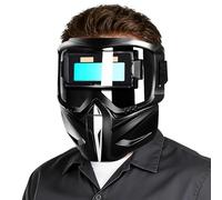 True Color Weldings Helmets - Natural View, 1 Optical Eye Protectors for Mig Wildings, Electronic Light Filter with Rapid Response, Protective Gear, Professional Flux Screen for Metalwork