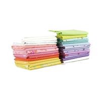True Colors 2025 Fat Eighth Bundle (28 Pieces) by Tula Pink for Free Spirit 9 x 21 inches (22.86 cm x 53.34 cm) Fabric cuts DIY Quilt Fabric