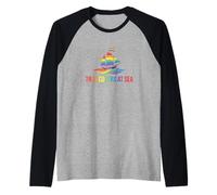 True Colors At Sea LGBT Pride Cruise Vacation Passenger Raglan Baseball Tee