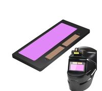 True Colour Welding Lens - Auto Darkening Solar Powered Replacement Lens, Helmet Accessory, Durable Precision Fit Standard Goggles and Hoods, Reliable Construction with View Industrial