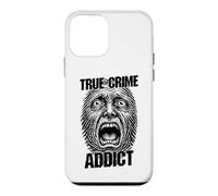 True Crime Addict Fingerprint Scream Funny Criminologist Case for iPhone 12 mini