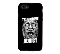 True Crime Addict Fingerprint Scream Funny Criminologist Case for iPhone SE (2020) / 7/8