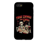 True Crime Chill Skeleton Podcast Listener Case for iPhone SE (2020) / 7/8