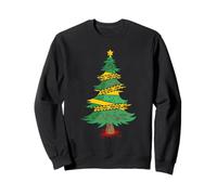 True Crime Christmas Tree Holiday Horror Blood Crime Scene Sweatshirt