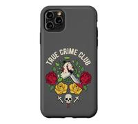 True Crime Club Bloody Knife Skull Roses Design Case for iPhone 11 Pro Max