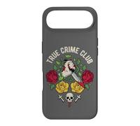 True Crime Club Bloody Knife Skull Roses Design Case for iPhone Air