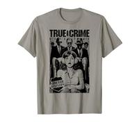 True Crime Detective Armchair Division Vintage Book Cover T-Shirt
