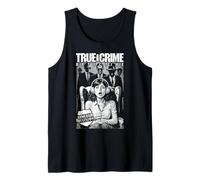 True Crime Detective Armchair Division Vintage Book Cover Tank Top