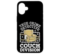 True Crime Detective Couch Division Case for iPhone 16 Plus