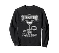 True Crime Detective Couch Division Martini Retro Sweatshirt