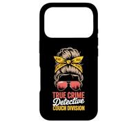 True Crime Detective Couch Division Messy Bun Case for iPhone 17 Pro