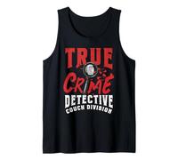 True Crime Detective Couch Division Murder Show Documentary Tank Top