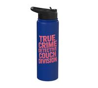 True Crime Detective Couch Division Stainless Steel Insulated Water Bottle