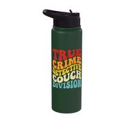 True Crime Detective Couch Division Stainless Steel Insulated Water Bottle