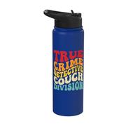 True Crime Detective Couch Division Stainless Steel Insulated Water Bottle