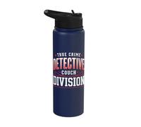 True Crime Detective Couch Division Stainless Steel Insulated Water Bottle