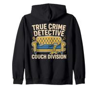 true crime detective couch division Zip Hoodie