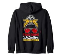 true crime detective couch division Zip Hoodie