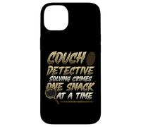 True Crime Fan Couch Detective Case Solving Case for iPhone 14 Plus