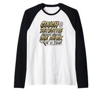 True Crime Fan Couch Detective Case Solving Raglan Baseball Tee