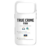 True crime fan Definition novelty graphic men women Case for iPhone 17 Pro Max
