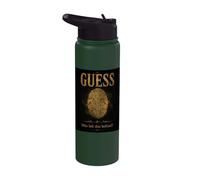 True Crime Fingerprint Evidence Vintage Detective Forensic Stainless Steel Insulated Water Bottle