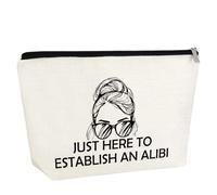 True Crime Gift Makeup Bag True Crime Fan Gift Criminal Show Present Cosmetic Bag Halloween Day Birthday Present for Daughter Sister BFF Friends Travel Pouch