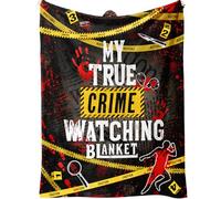 True Crime Gifts, True Crime Blanket, True Crime Gifts for Women, Gift for True Crime Lovers, Crime Show Lover Gifts, Serial Killer Gifts, True Detective, Crime Scene Lovers Gifts, Blanket 60”x50”