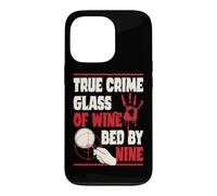 True Crime Glass Of Wine Bed By Nine Case for iPhone 13 Pro