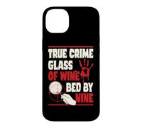 True Crime Glass Of Wine Bed By Nine Case for iPhone 14 Plus