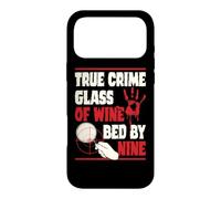 True Crime Glass Of Wine Bed By Nine Case for iPhone 17 Pro Max