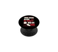 True Crime Glass Of Wine Bed By Nine PopSockets Adhesive PopGrip