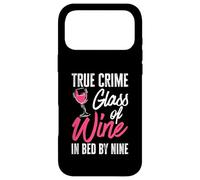 True Crime Glass of Wine in Bed by Nine Case for iPhone 17 Pro Max