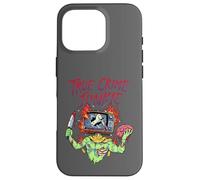 True Crime Junkie Zombie TV Horror Fanatic Case for iPhone 16 Pro