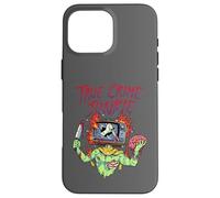True Crime Junkie Zombie TV Horror Fanatic Case for iPhone 16 Pro Max