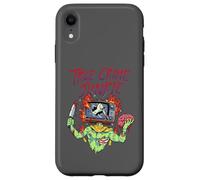 True Crime Junkie Zombie TV Horror Fanatic Case for iPhone XR