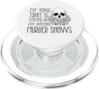 True Crime Lover Documentaries For Women Funny Murder Shows PopSockets PopGrip for MagSafe