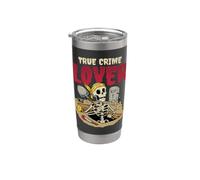 True Crime Lover Skeleton Detective Fan Stainless Steel Insulated Tumbler