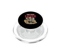 True Crime Lover Skeleton Forensic Fan PopSockets PopGrip for MagSafe
