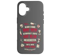 True Crime Murder Shows Forensic Fan Humor Case for iPhone 16