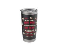 True Crime Murder Shows Forensic Fan Humor Stainless Steel Insulated Tumbler