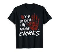 True Crime Murder Spy Crime Interest Crime Scene Value Graphic T-Shirt
