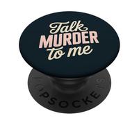True Crime Podcast Enthusiast Murder Mystery PopSockets Adhesive PopGrip