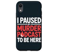 True Crime Podcast Fan Murder Mystery Case for iPhone XR