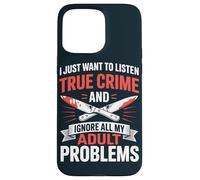 True Crime Podcast Lover Murder Mystery Case for iPhone 15 Pro Max