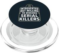 True Crime Podcast Lover Real Murder Mystery PopSockets PopGrip for MagSafe