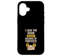 True Crime Podcast Murderino Fan Forensic Humor Junkie Case for iPhone 16